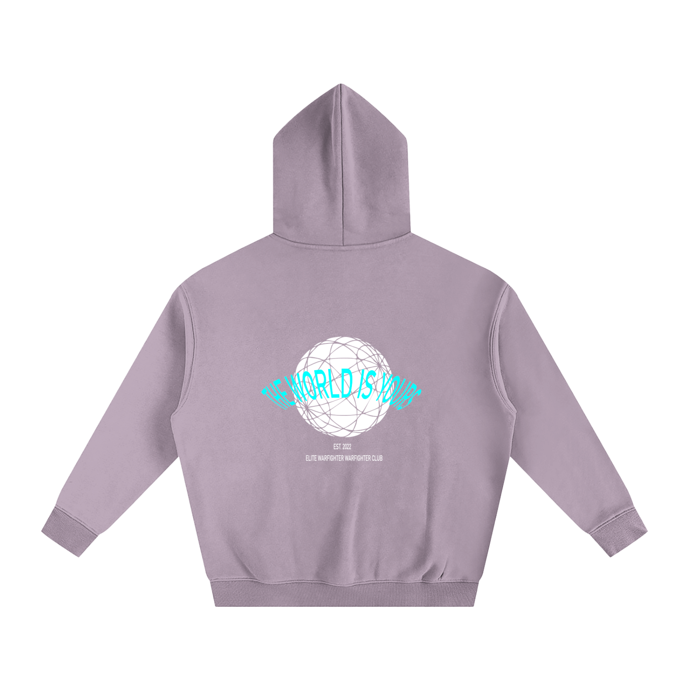 The World Is Yours Oversize Fleeced Hoodie