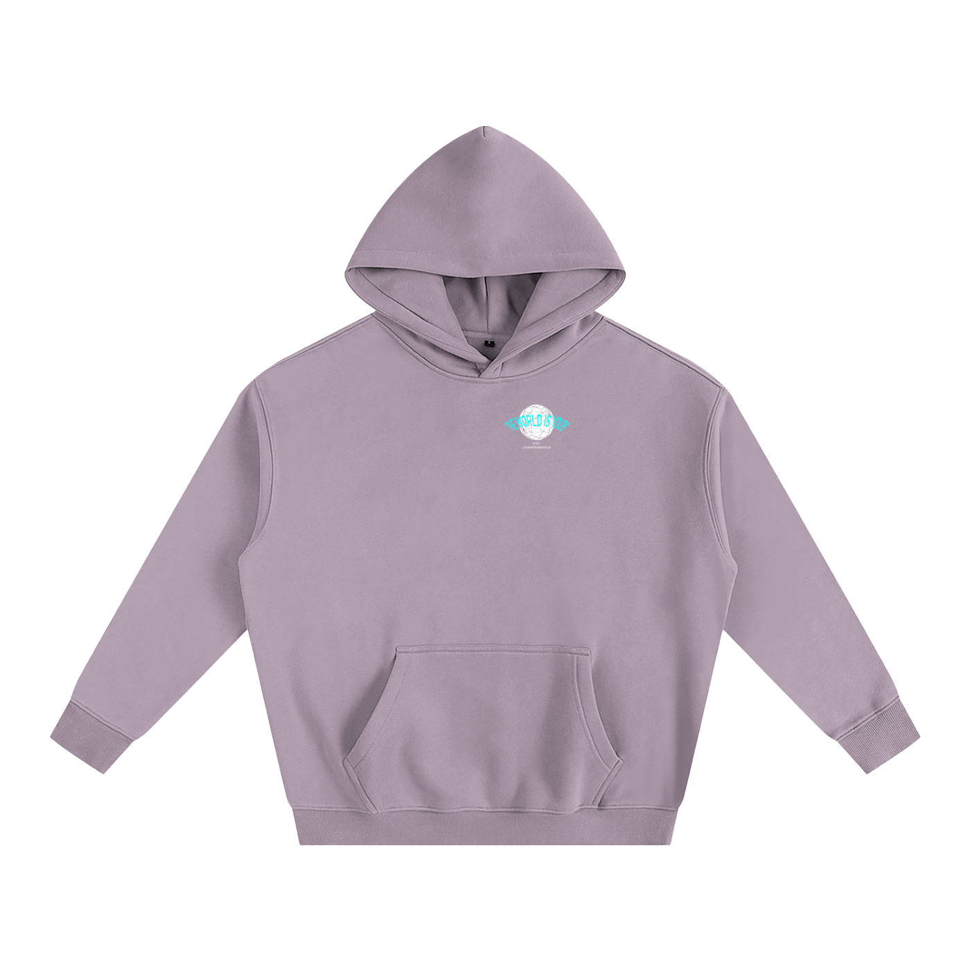 The World Is Yours Oversize Fleeced Hoodie