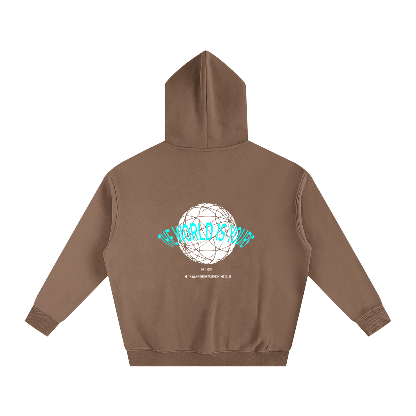 The World Is Yours Oversize Fleeced Hoodie