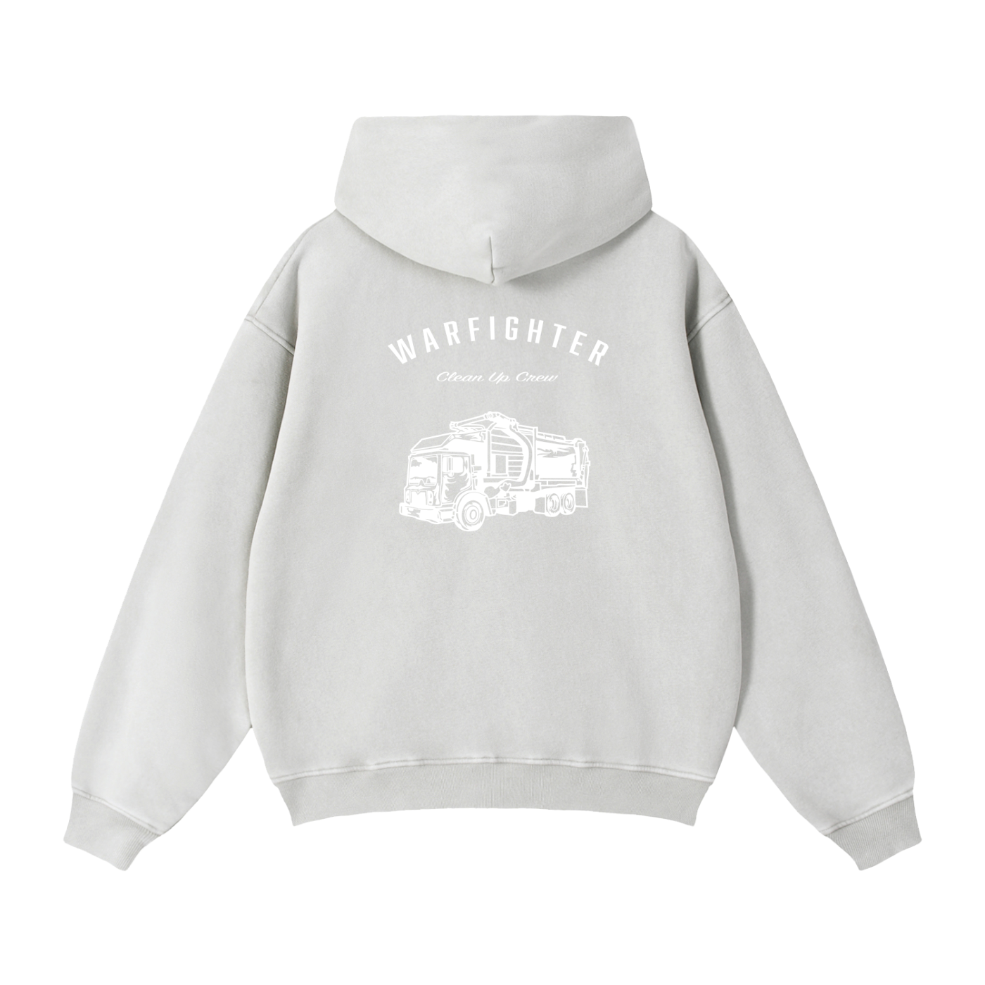 Warfighter Clean Up Crew Zip-Through Boxy Fleece Hoodie