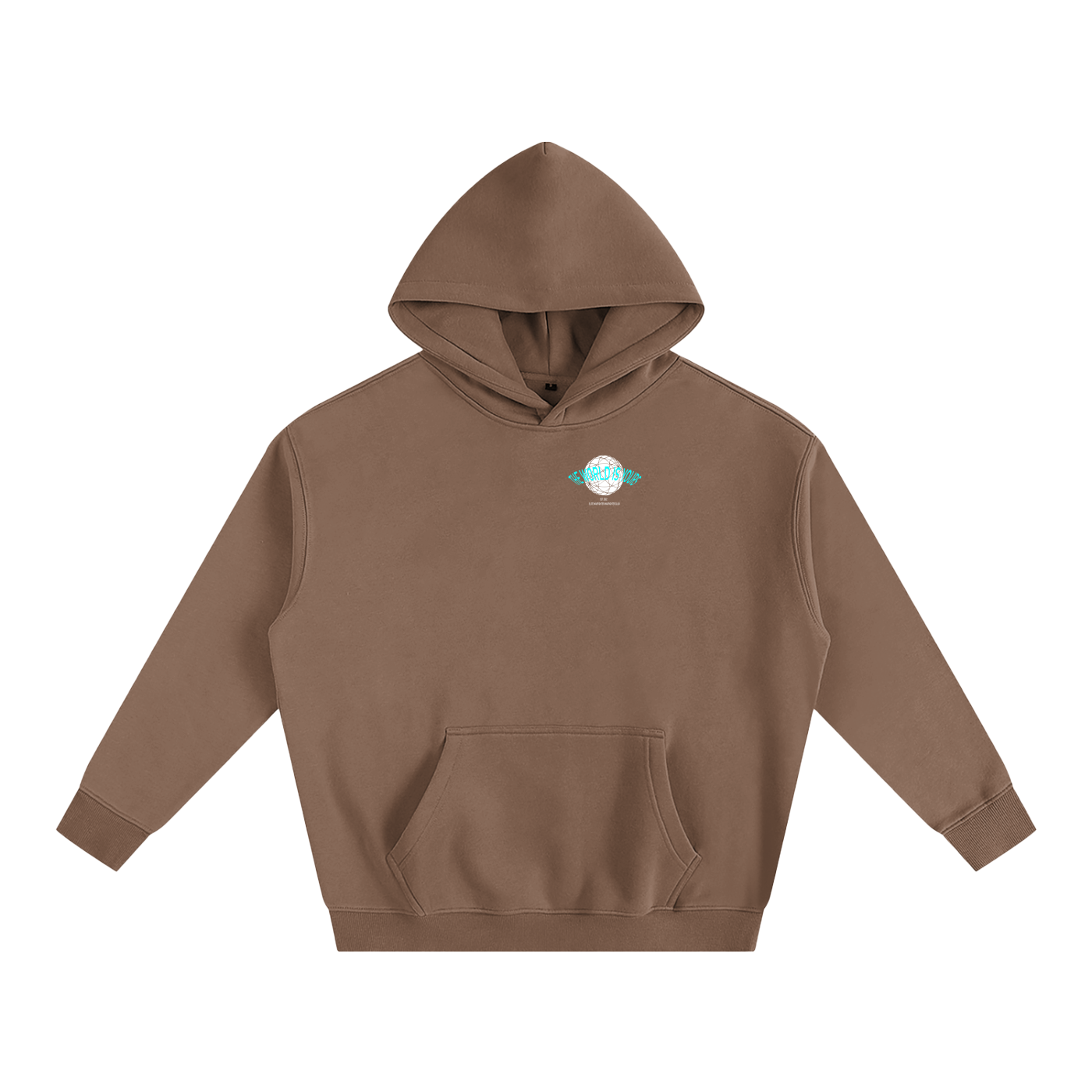 The World Is Yours Oversize Fleeced Hoodie
